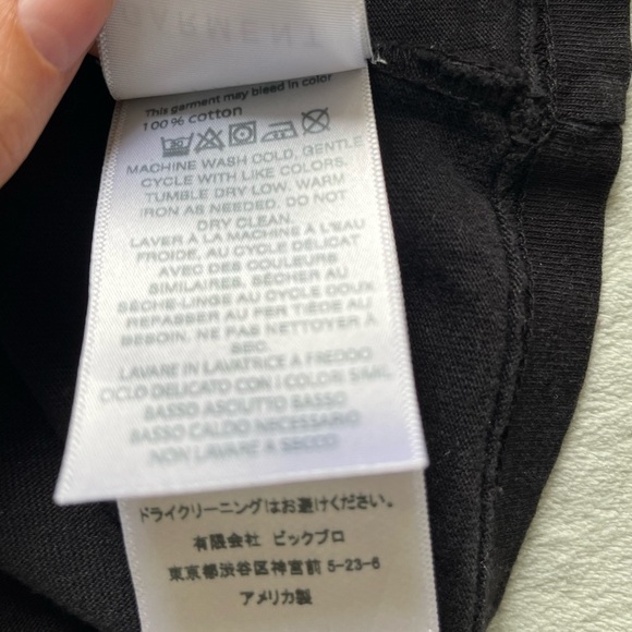 Les Tien Heavyweight Mock Neck Tee in Black - Picture 12 of 14